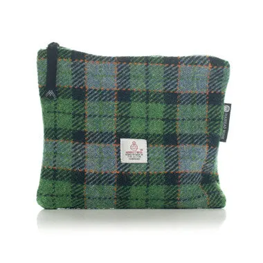 Valuables Pouch with Zip in Harris Tweed®