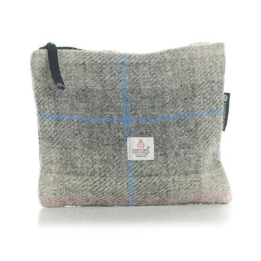 Valuables Pouch with Zip in Harris Tweed®