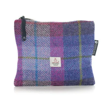Valuables Pouch with Zip in Harris Tweed®