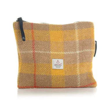 Valuables Pouch with Zip in Harris Tweed®