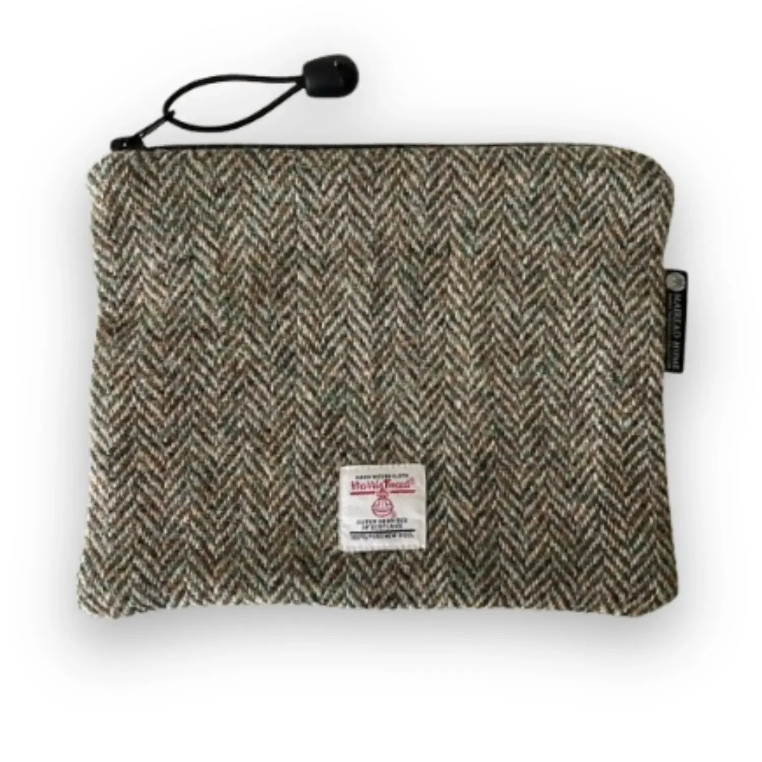 Valuables Pouch with Zip in Harris Tweed®