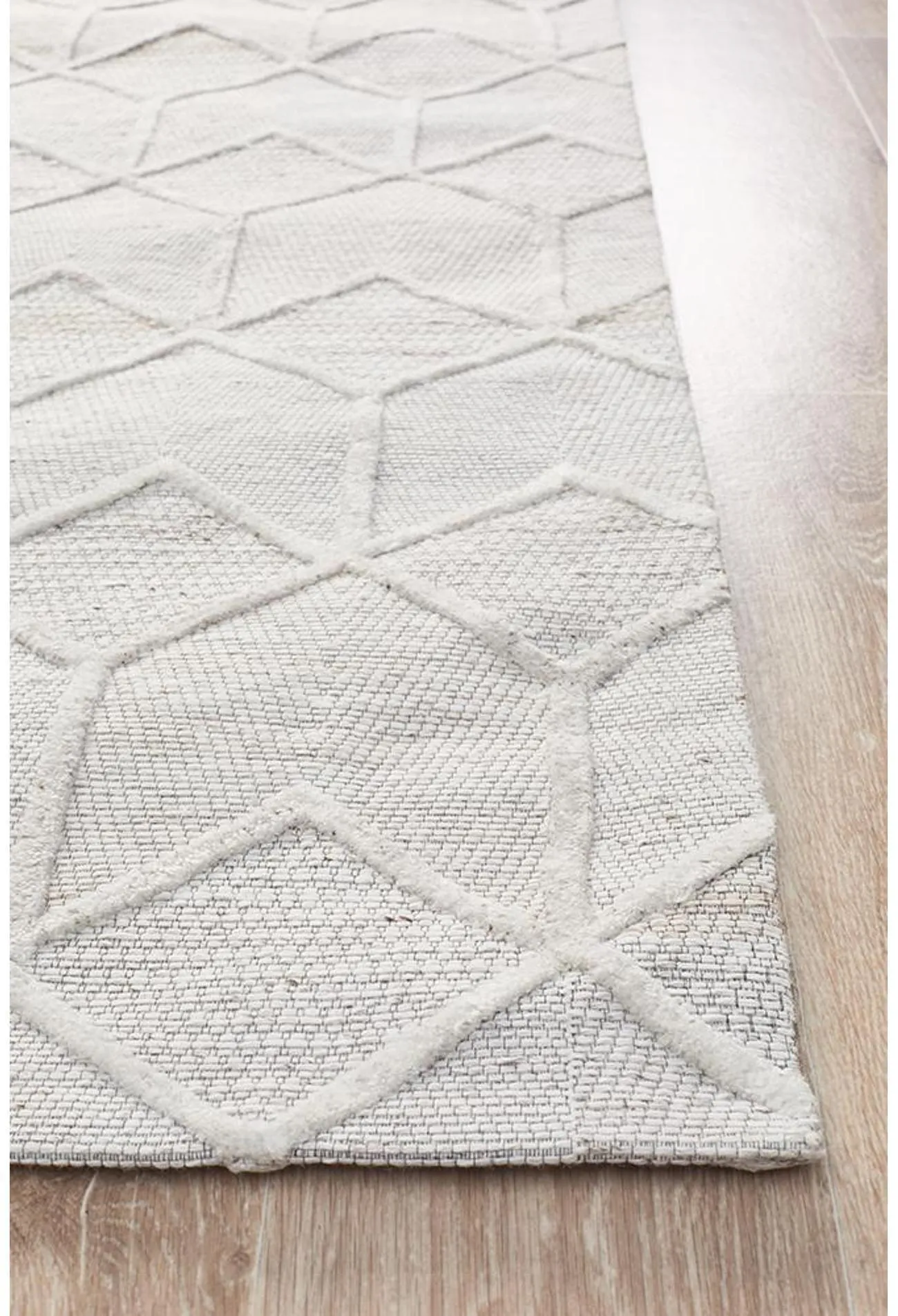 Vicenza Winter Grey Brush Modern Rug