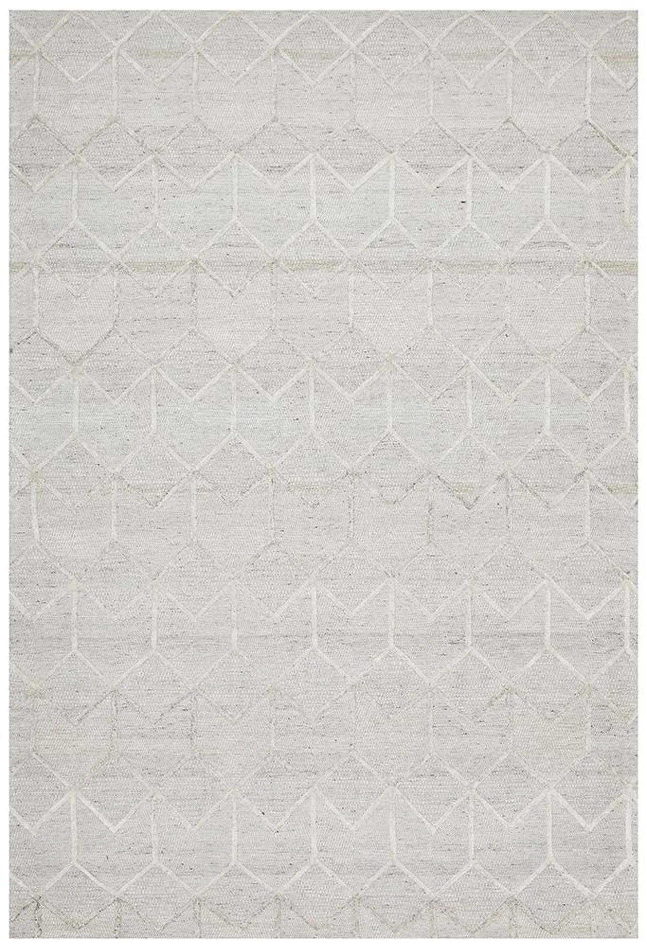 Vicenza Winter Grey Brush Modern Rug