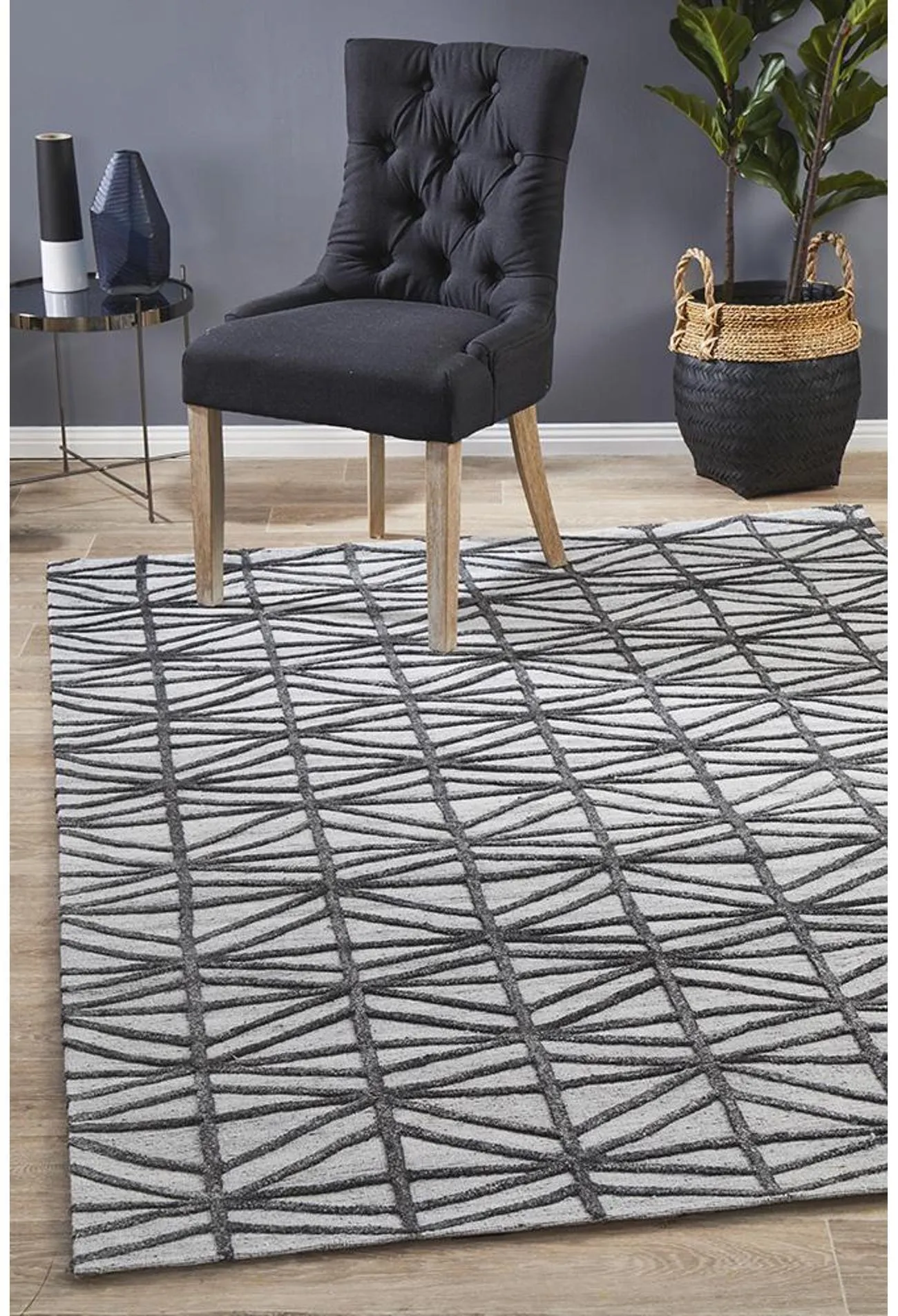 Vicenza Winter Pewter Prestige Modern Rug