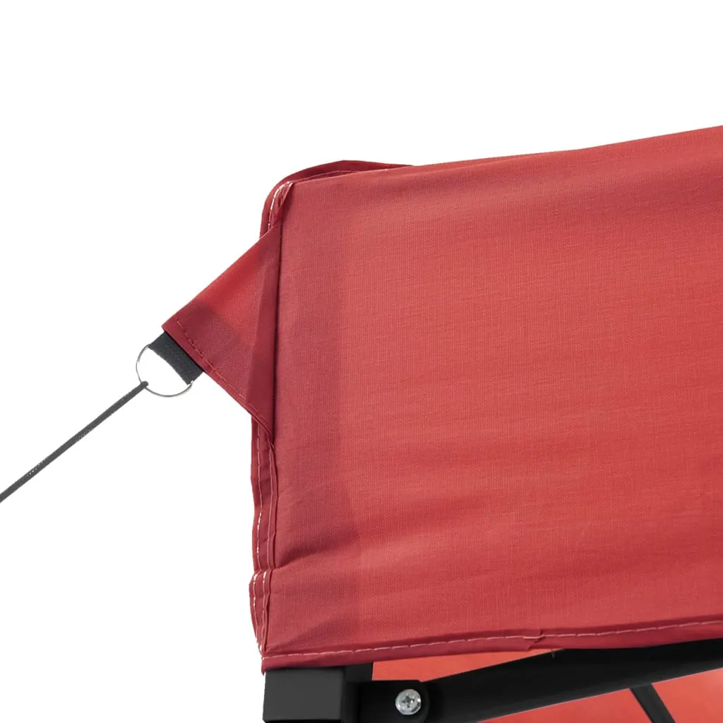 vidaXL Foldable Party Tent Pop-Up Burgundy 292x292x315 cm