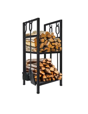 VODA firewood tools rack Lumber Storage Stacking fire pit tools set accessories
