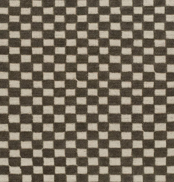 Willa Charcoal Checkerboard Rug