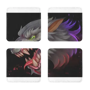Wolf Sublimation Coasters Pack of Four