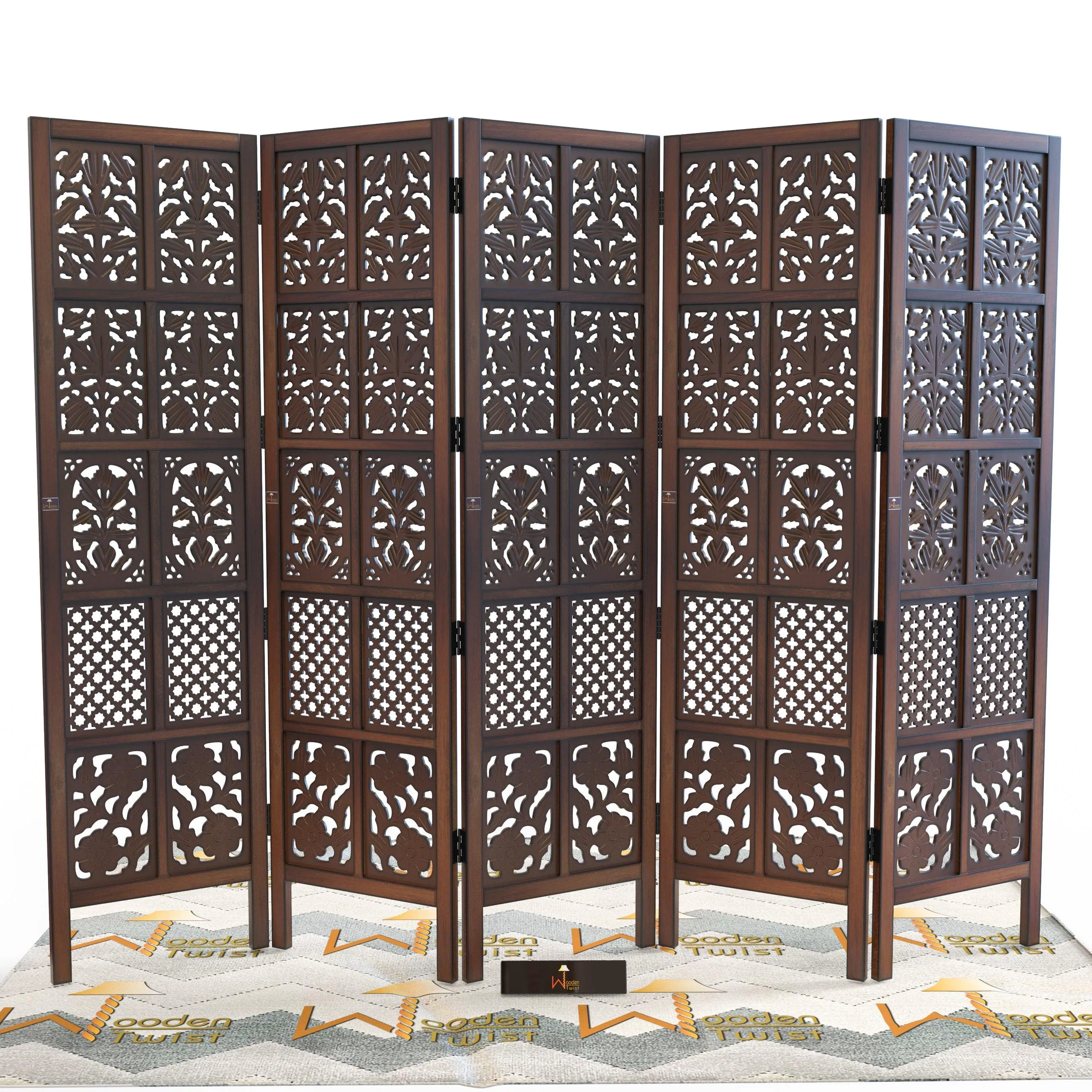 Wooden Room Divider/Wood Separator/Office Furniture/Wooden Partition 3 Panel