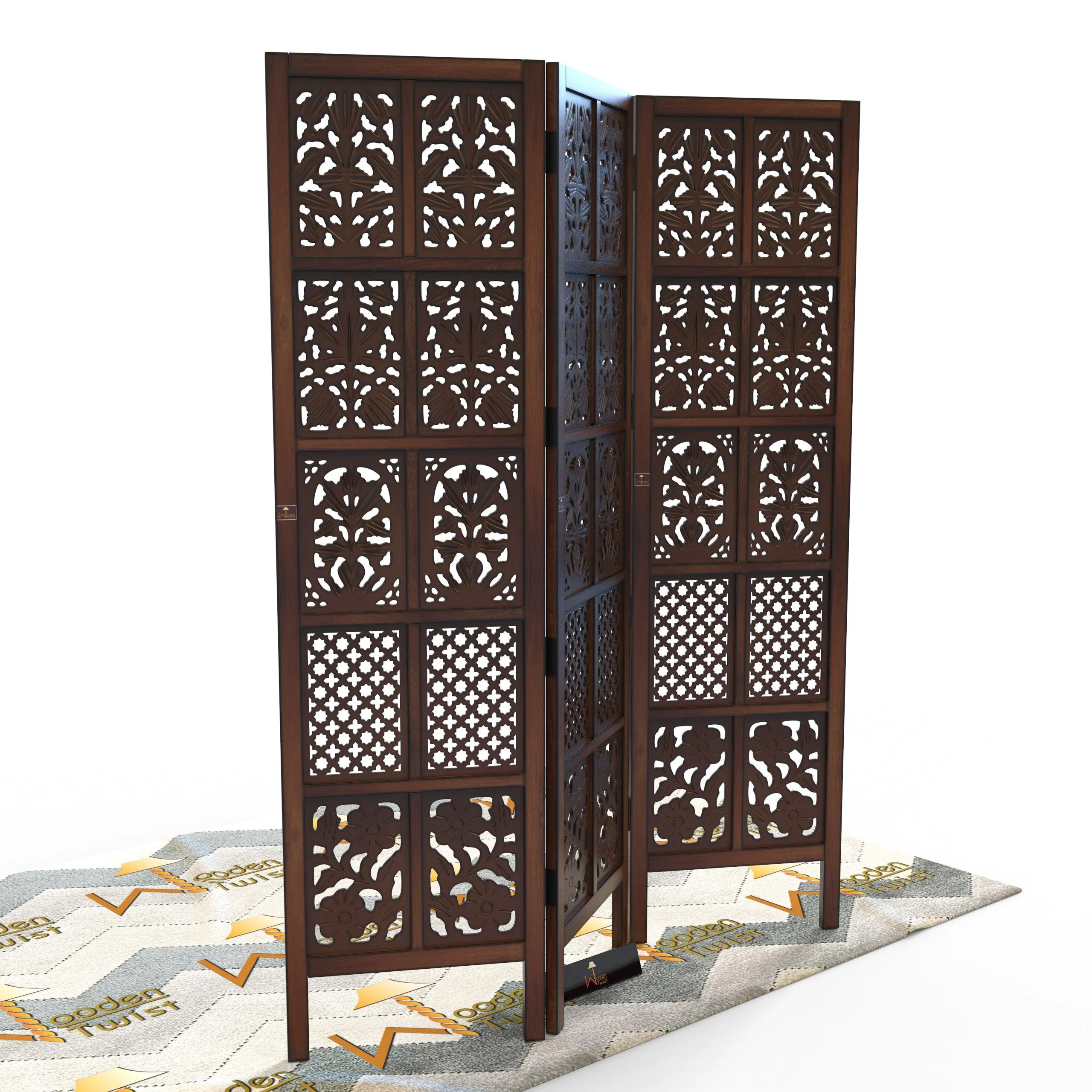 Wooden Room Divider/Wood Separator/Office Furniture/Wooden Partition 3 Panel