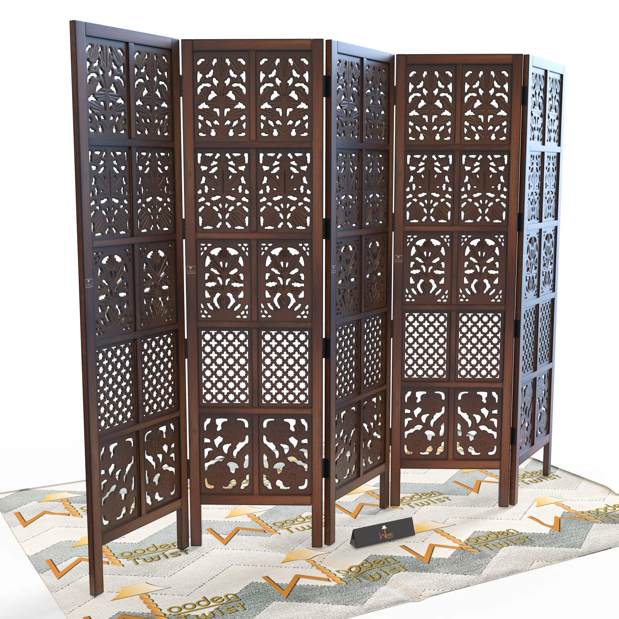 Wooden Room Divider/Wood Separator/Office Furniture/Wooden Partition 3 Panel