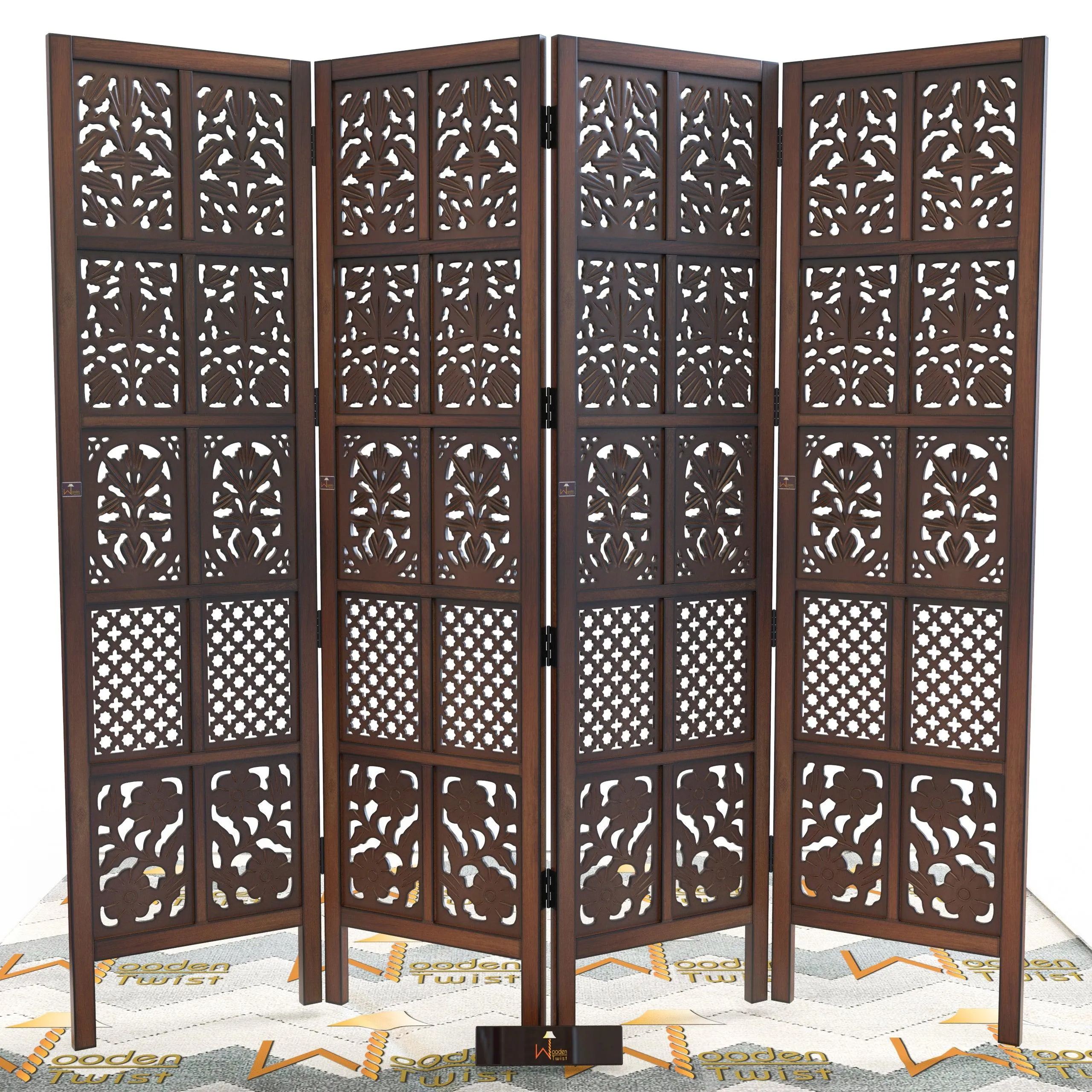 Wooden Room Divider/Wood Separator/Office Furniture/Wooden Partition 3 Panel