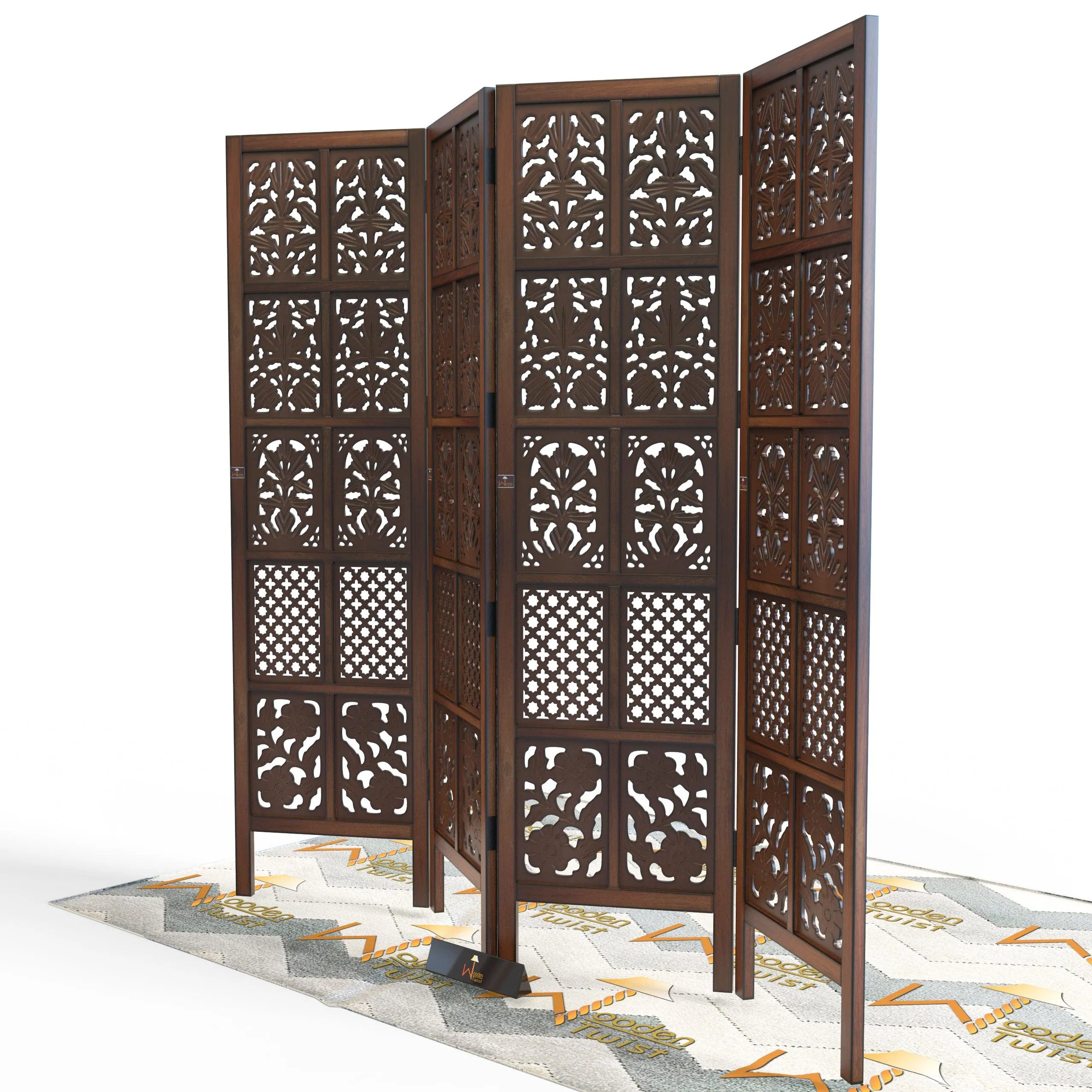 Wooden Room Divider/Wood Separator/Office Furniture/Wooden Partition 3 Panel