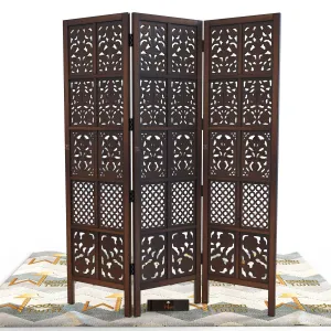 Wooden Room Divider/Wood Separator/Office Furniture/Wooden Partition 3 Panel