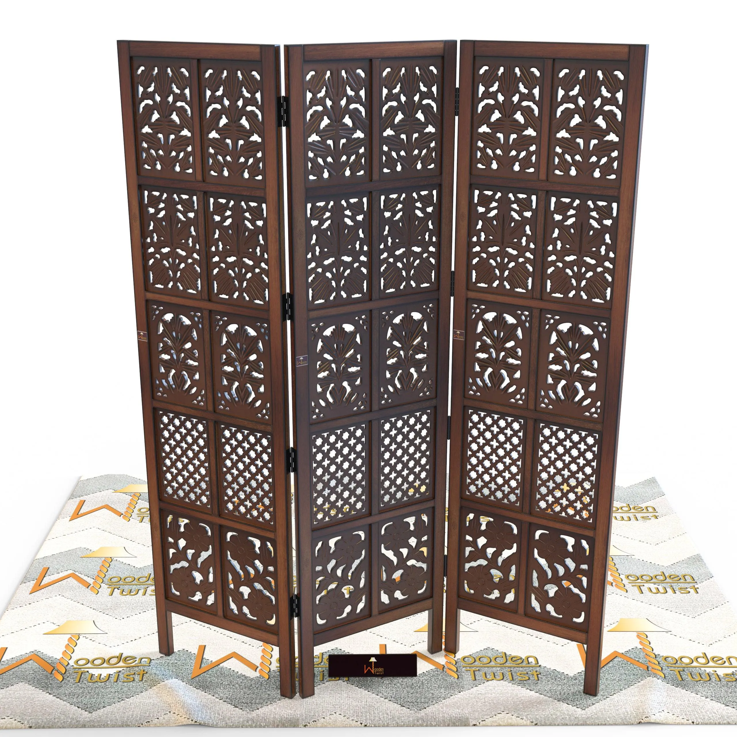 Wooden Room Divider/Wood Separator/Office Furniture/Wooden Partition 3 Panel