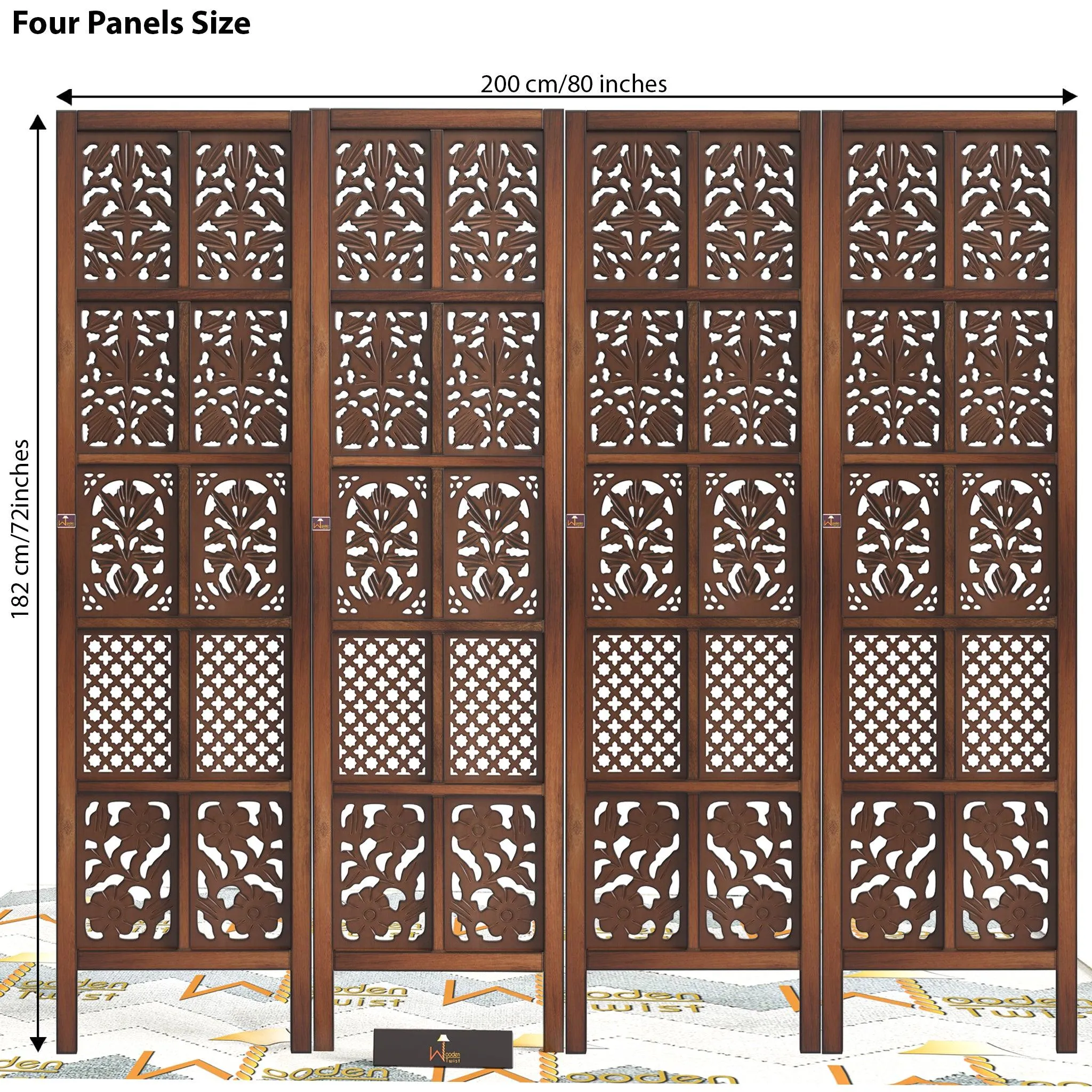 Wooden Room Divider/Wood Separator/Office Furniture/Wooden Partition 3 Panel