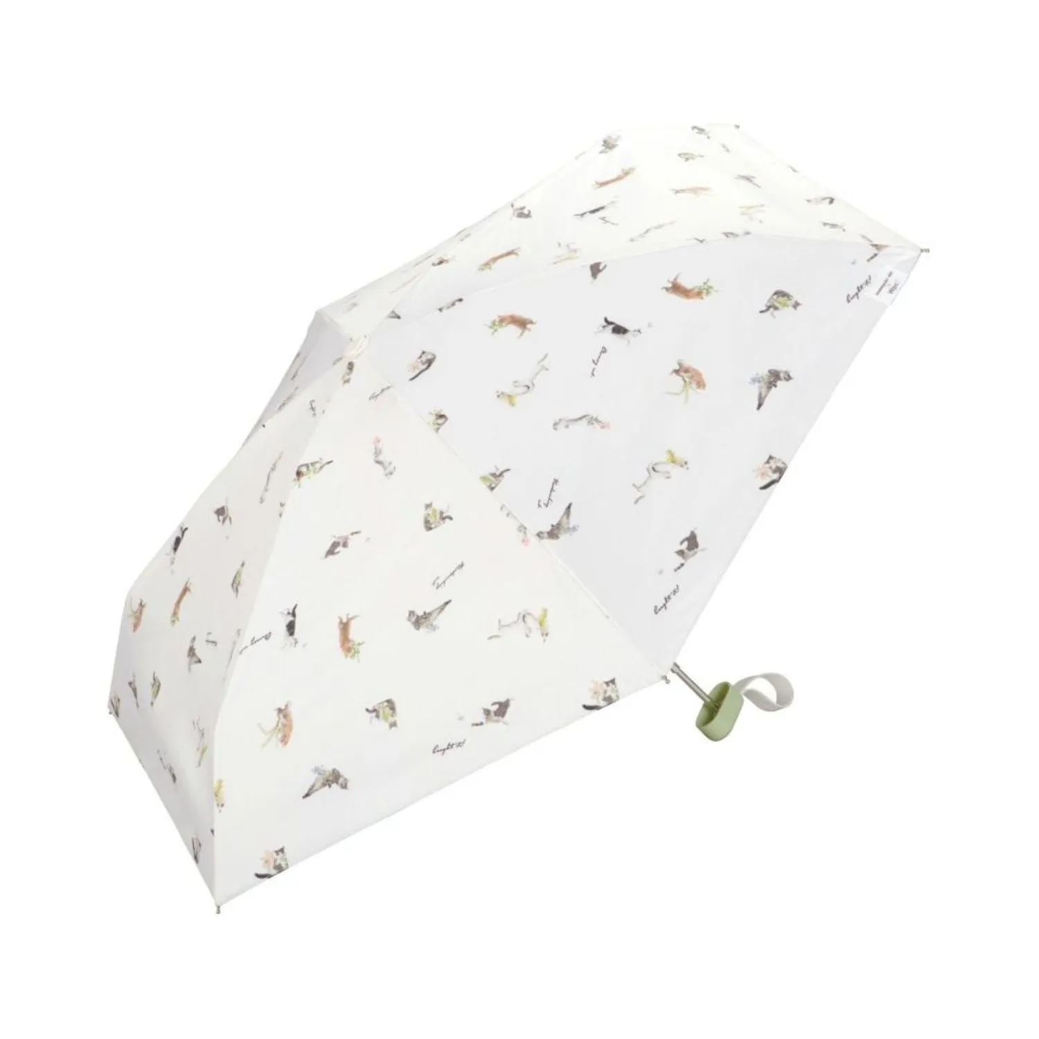WPC X Masayuki Oki Neko UV Protection UPF 50  Umbrella 47cm