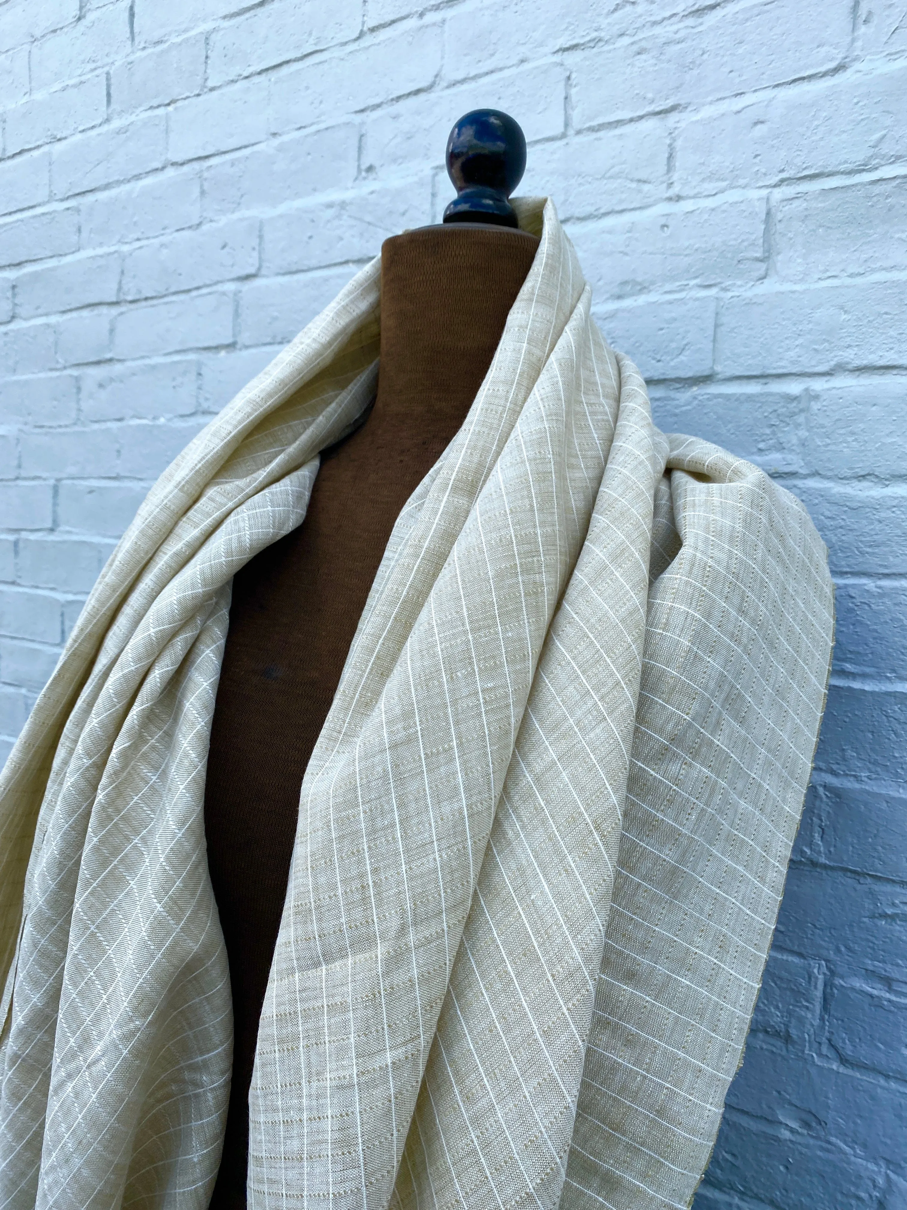 Yarn Dyed 100% Linen in Oat