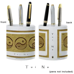 Yin Yang Pencil Holder "Earth" (Tui Na)
